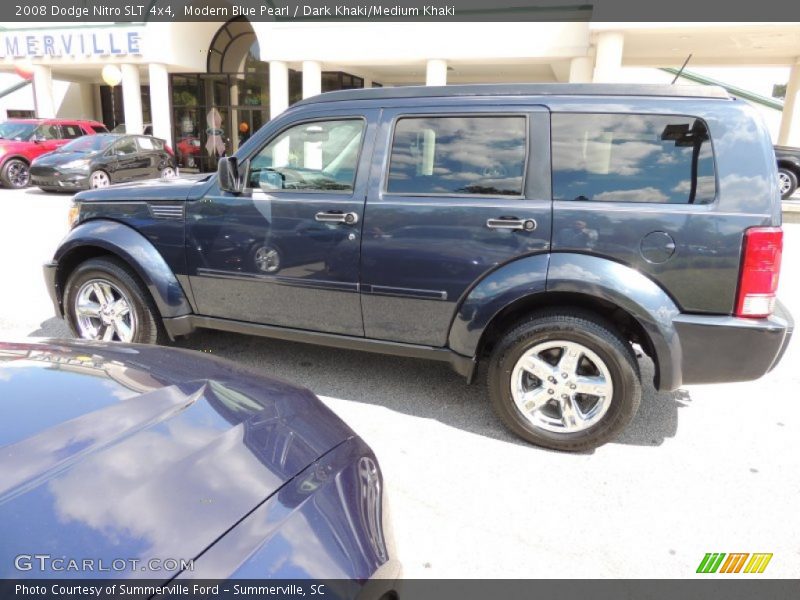 Modern Blue Pearl / Dark Khaki/Medium Khaki 2008 Dodge Nitro SLT 4x4