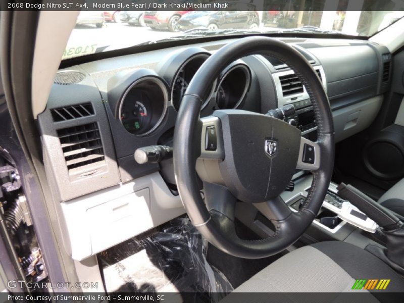 Modern Blue Pearl / Dark Khaki/Medium Khaki 2008 Dodge Nitro SLT 4x4