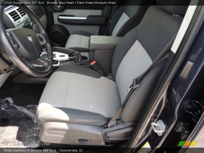 Modern Blue Pearl / Dark Khaki/Medium Khaki 2008 Dodge Nitro SLT 4x4