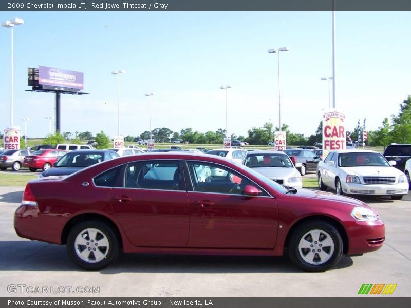 Red Jewel Tintcoat / Gray 2009 Chevrolet Impala LT
