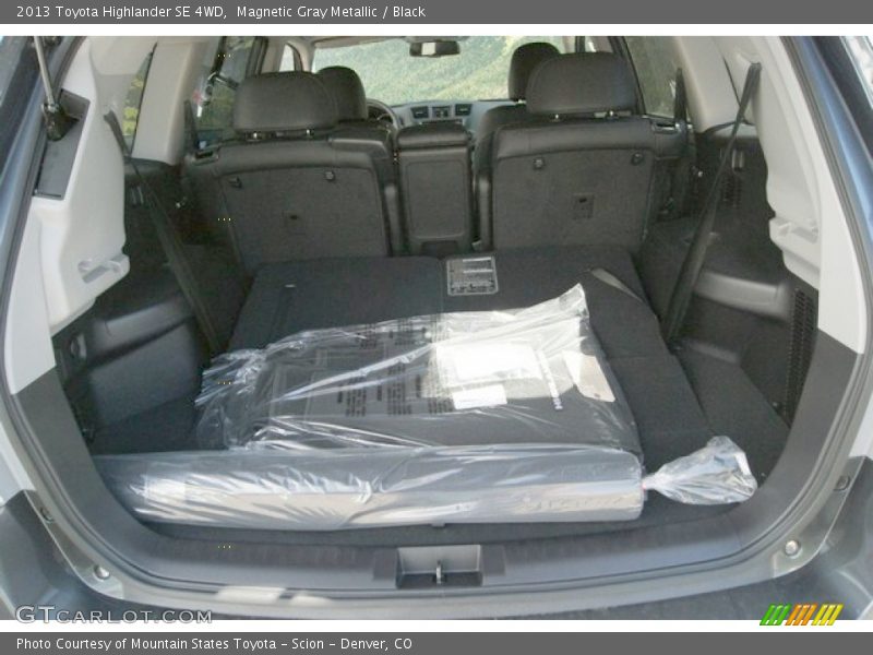 Magnetic Gray Metallic / Black 2013 Toyota Highlander SE 4WD