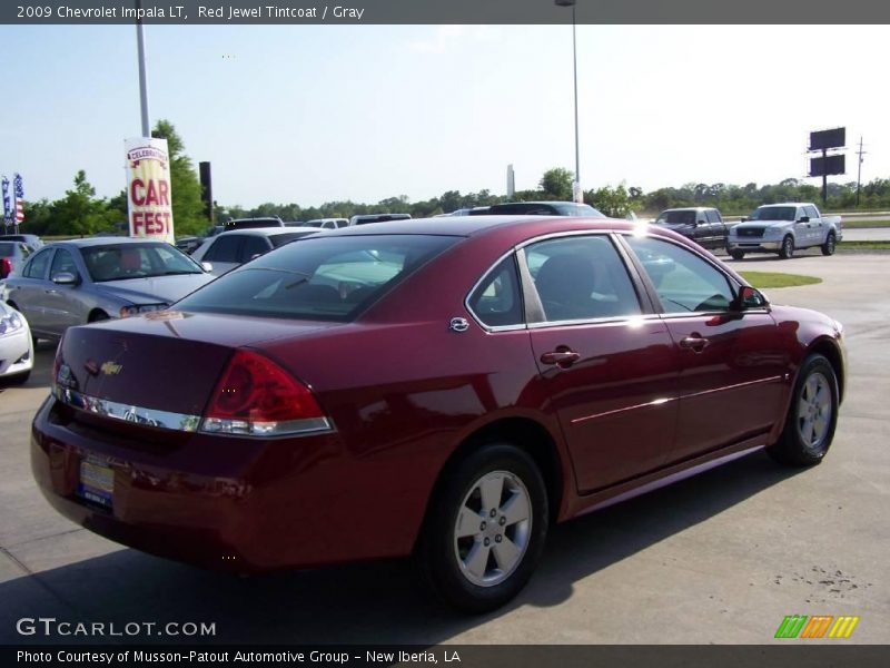 Red Jewel Tintcoat / Gray 2009 Chevrolet Impala LT