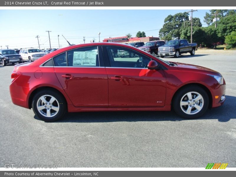 Crystal Red Tintcoat / Jet Black 2014 Chevrolet Cruze LT