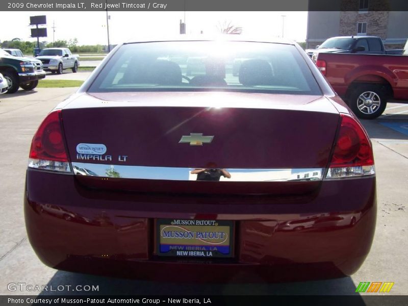 Red Jewel Tintcoat / Gray 2009 Chevrolet Impala LT