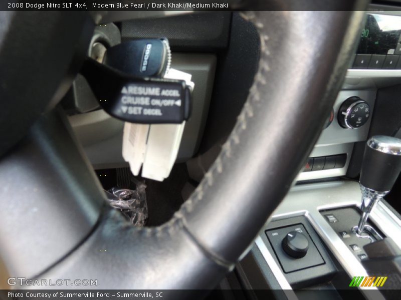 Modern Blue Pearl / Dark Khaki/Medium Khaki 2008 Dodge Nitro SLT 4x4