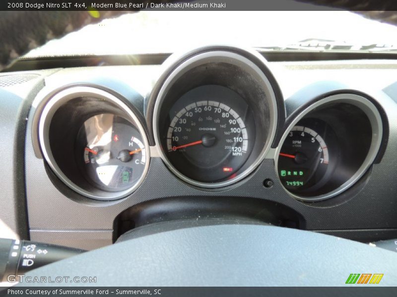 Modern Blue Pearl / Dark Khaki/Medium Khaki 2008 Dodge Nitro SLT 4x4