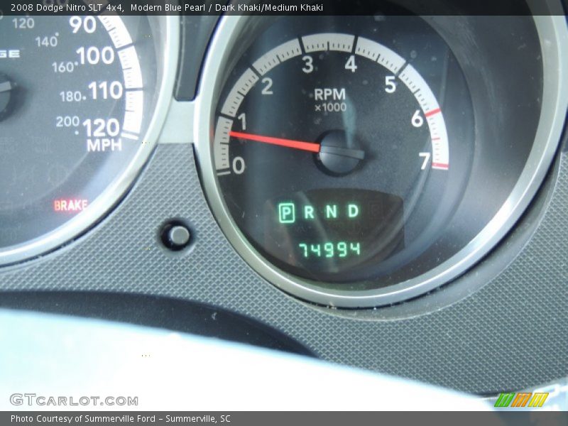 Modern Blue Pearl / Dark Khaki/Medium Khaki 2008 Dodge Nitro SLT 4x4