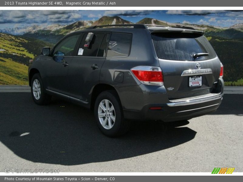 Magnetic Gray Metallic / Ash 2013 Toyota Highlander SE 4WD