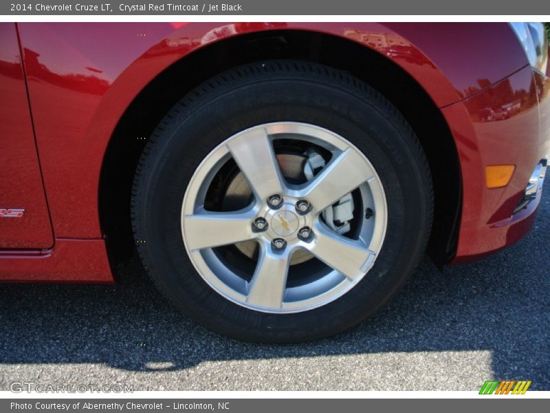 Crystal Red Tintcoat / Jet Black 2014 Chevrolet Cruze LT