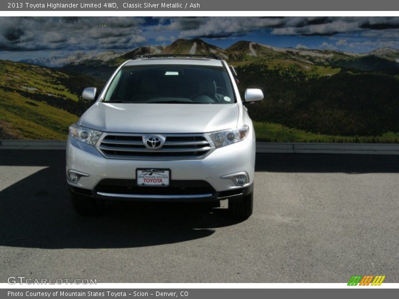 Classic Silver Metallic / Ash 2013 Toyota Highlander Limited 4WD
