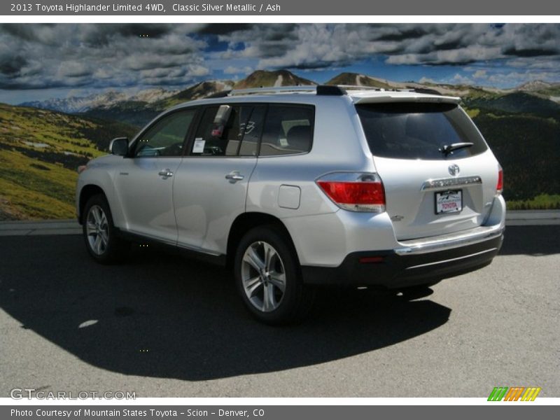Classic Silver Metallic / Ash 2013 Toyota Highlander Limited 4WD