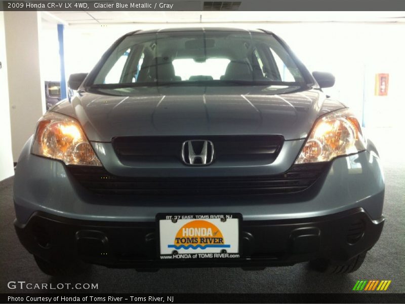 Glacier Blue Metallic / Gray 2009 Honda CR-V LX 4WD