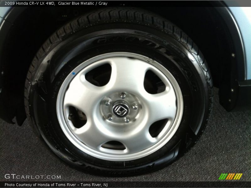 Glacier Blue Metallic / Gray 2009 Honda CR-V LX 4WD