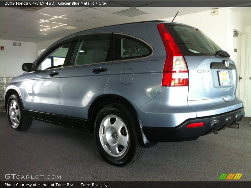 Glacier Blue Metallic / Gray 2009 Honda CR-V LX 4WD