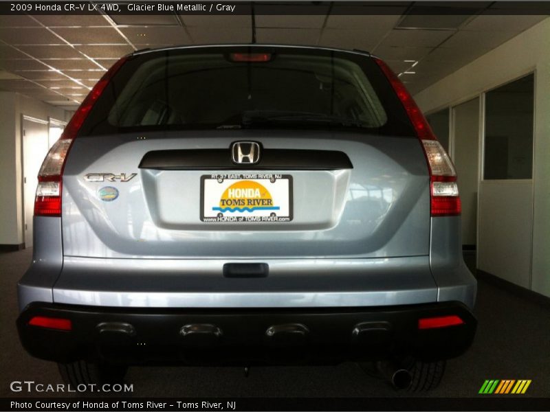 Glacier Blue Metallic / Gray 2009 Honda CR-V LX 4WD
