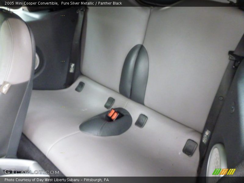 Pure Silver Metallic / Panther Black 2005 Mini Cooper Convertible