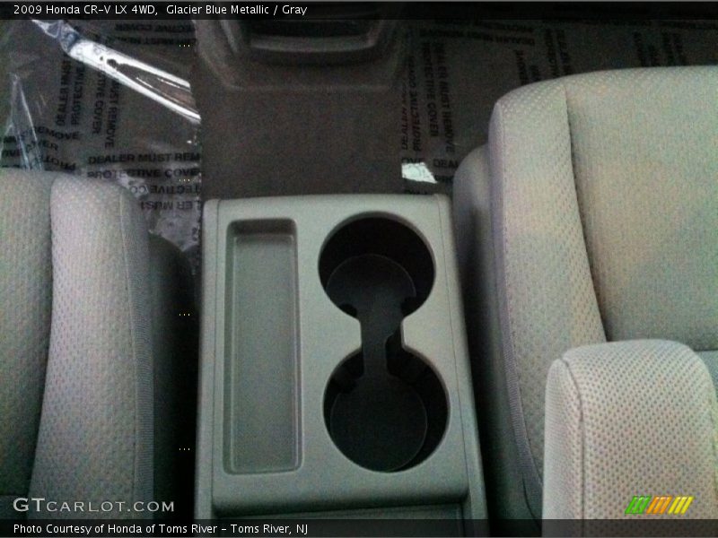 Glacier Blue Metallic / Gray 2009 Honda CR-V LX 4WD