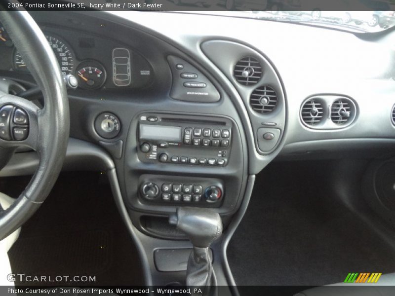 Ivory White / Dark Pewter 2004 Pontiac Bonneville SE