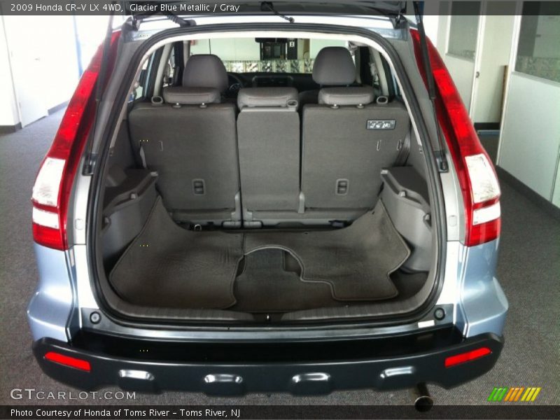 Glacier Blue Metallic / Gray 2009 Honda CR-V LX 4WD