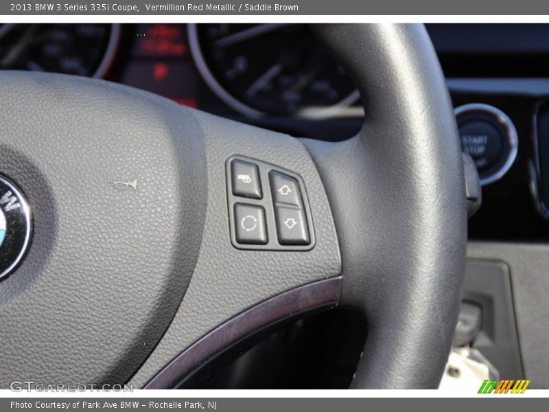 Vermillion Red Metallic / Saddle Brown 2013 BMW 3 Series 335i Coupe
