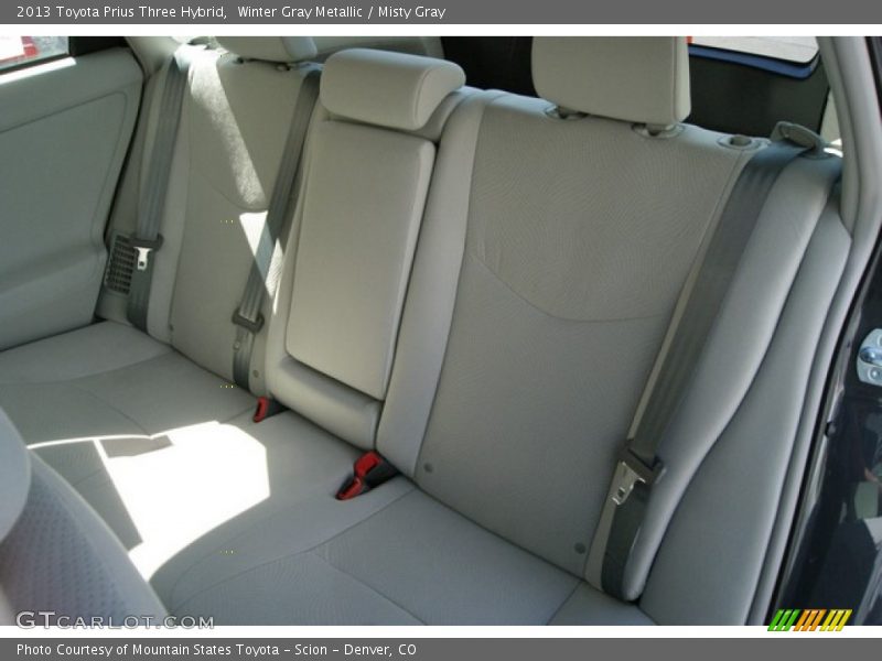 Winter Gray Metallic / Misty Gray 2013 Toyota Prius Three Hybrid