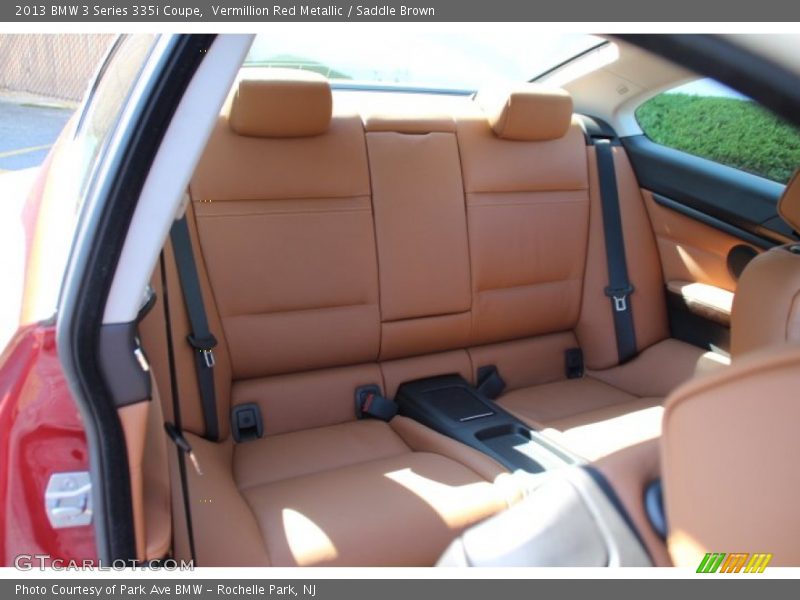 Vermillion Red Metallic / Saddle Brown 2013 BMW 3 Series 335i Coupe
