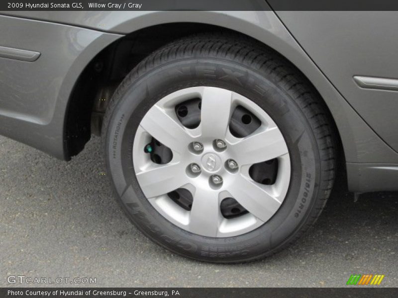 Willow Gray / Gray 2009 Hyundai Sonata GLS
