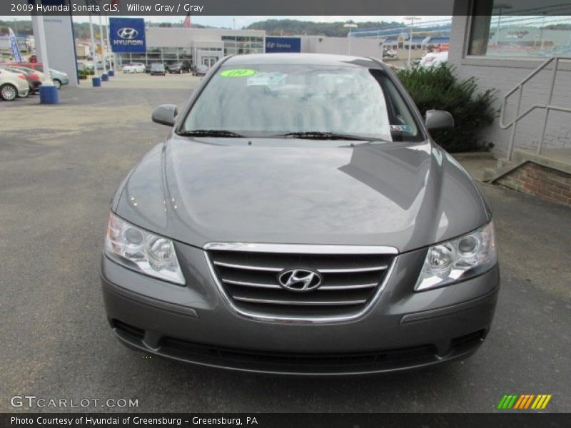 Willow Gray / Gray 2009 Hyundai Sonata GLS