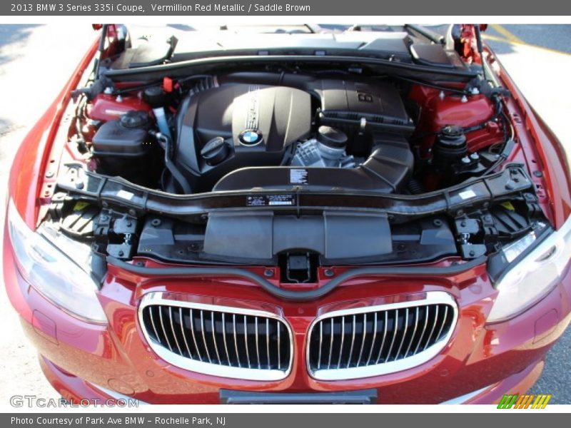 Vermillion Red Metallic / Saddle Brown 2013 BMW 3 Series 335i Coupe