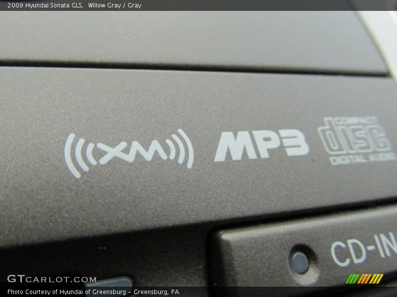 Willow Gray / Gray 2009 Hyundai Sonata GLS