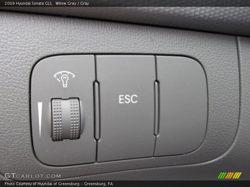 Willow Gray / Gray 2009 Hyundai Sonata GLS