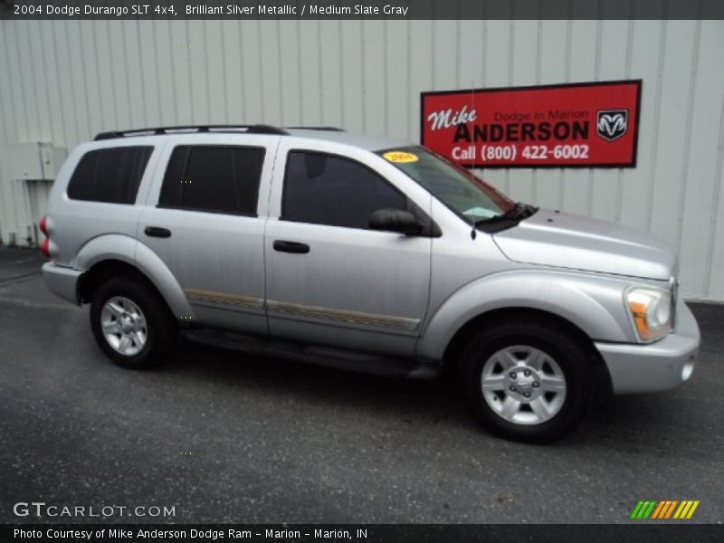 Brilliant Silver Metallic / Medium Slate Gray 2004 Dodge Durango SLT 4x4