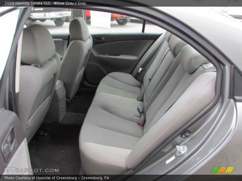 Willow Gray / Gray 2009 Hyundai Sonata GLS