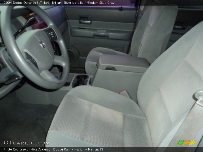 Brilliant Silver Metallic / Medium Slate Gray 2004 Dodge Durango SLT 4x4