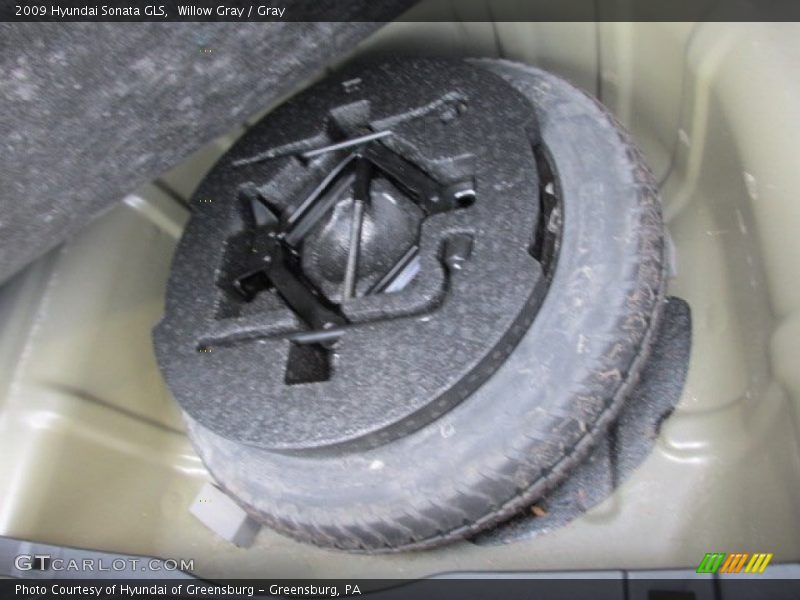 Willow Gray / Gray 2009 Hyundai Sonata GLS