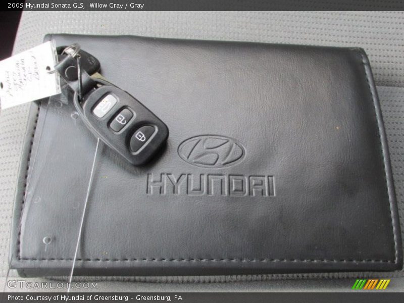 Willow Gray / Gray 2009 Hyundai Sonata GLS