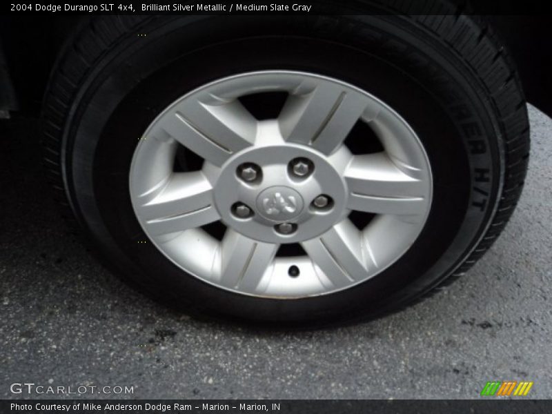 Brilliant Silver Metallic / Medium Slate Gray 2004 Dodge Durango SLT 4x4