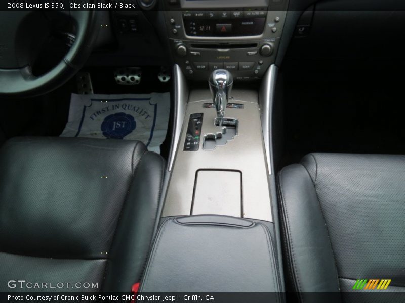 Obsidian Black / Black 2008 Lexus IS 350