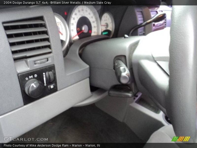 Brilliant Silver Metallic / Medium Slate Gray 2004 Dodge Durango SLT 4x4