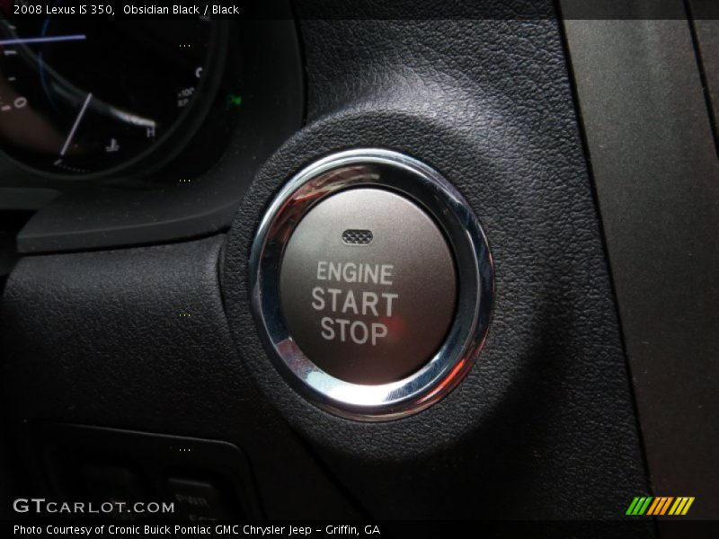 Obsidian Black / Black 2008 Lexus IS 350