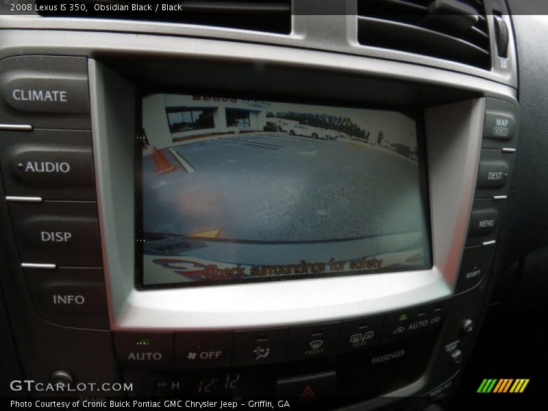 Obsidian Black / Black 2008 Lexus IS 350