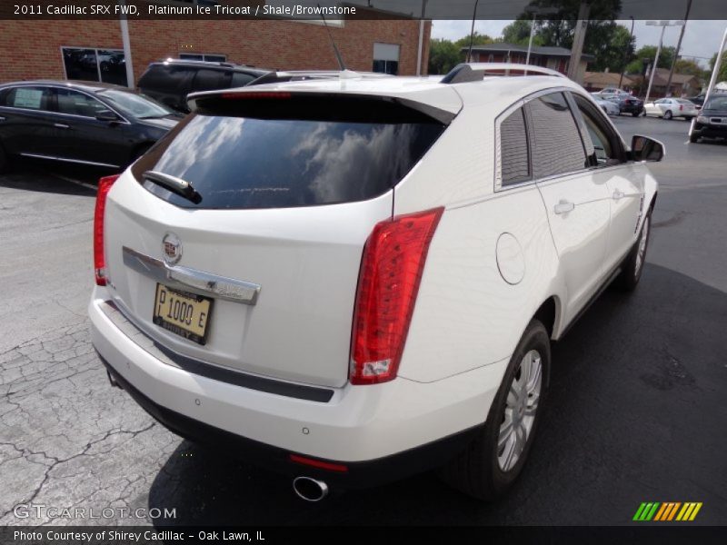 Platinum Ice Tricoat / Shale/Brownstone 2011 Cadillac SRX FWD