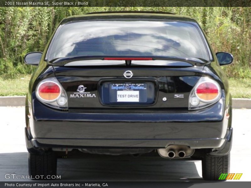 Super Black / Blond 2003 Nissan Maxima SE