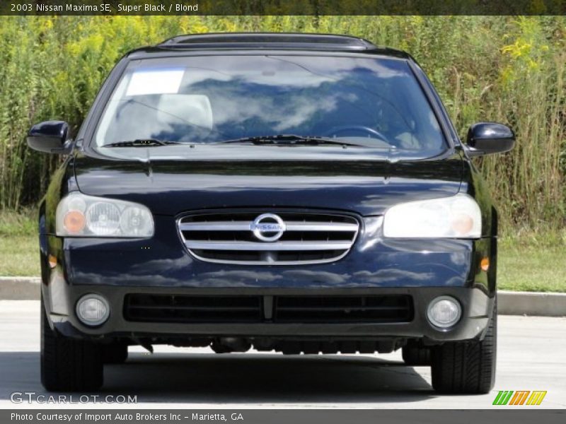 Super Black / Blond 2003 Nissan Maxima SE