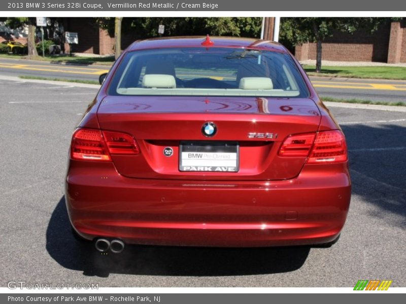 Vermillion Red Metallic / Cream Beige 2013 BMW 3 Series 328i Coupe