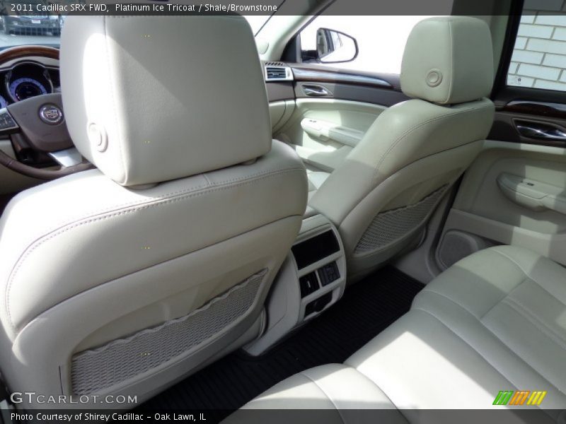 Platinum Ice Tricoat / Shale/Brownstone 2011 Cadillac SRX FWD