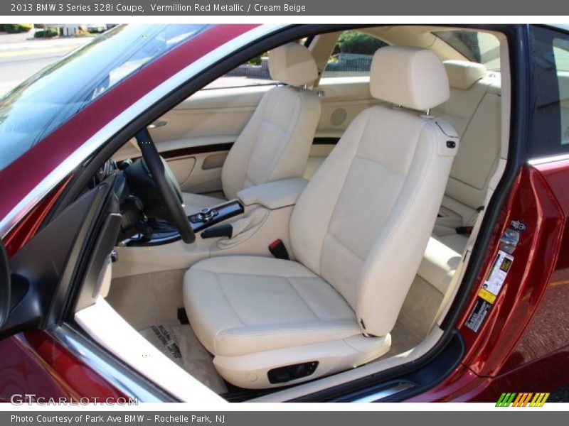 Vermillion Red Metallic / Cream Beige 2013 BMW 3 Series 328i Coupe