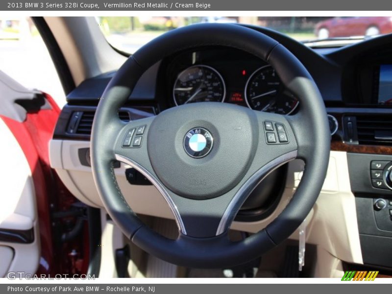 Vermillion Red Metallic / Cream Beige 2013 BMW 3 Series 328i Coupe