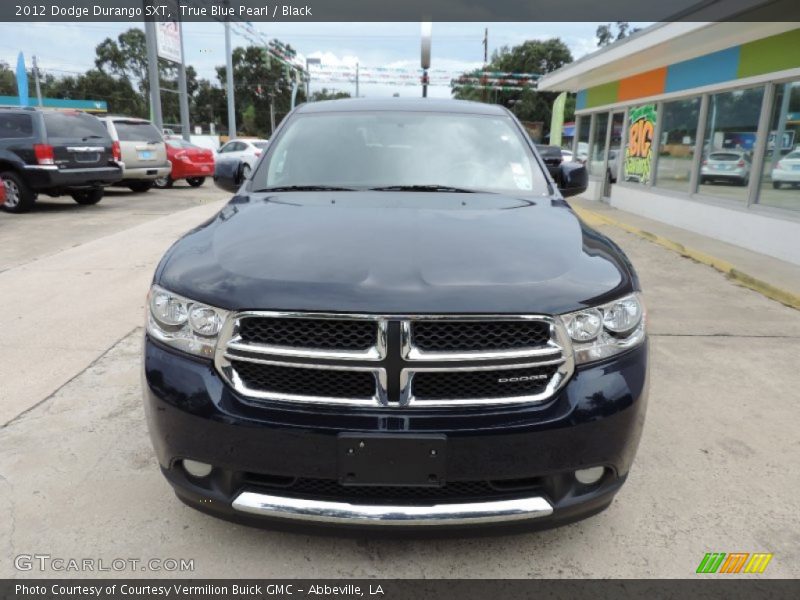 True Blue Pearl / Black 2012 Dodge Durango SXT
