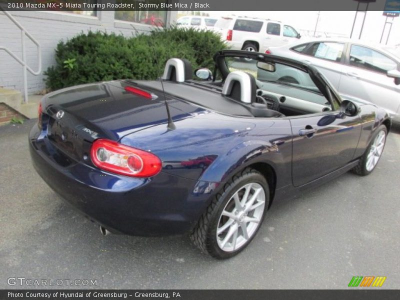 Stormy Blue Mica / Black 2010 Mazda MX-5 Miata Touring Roadster